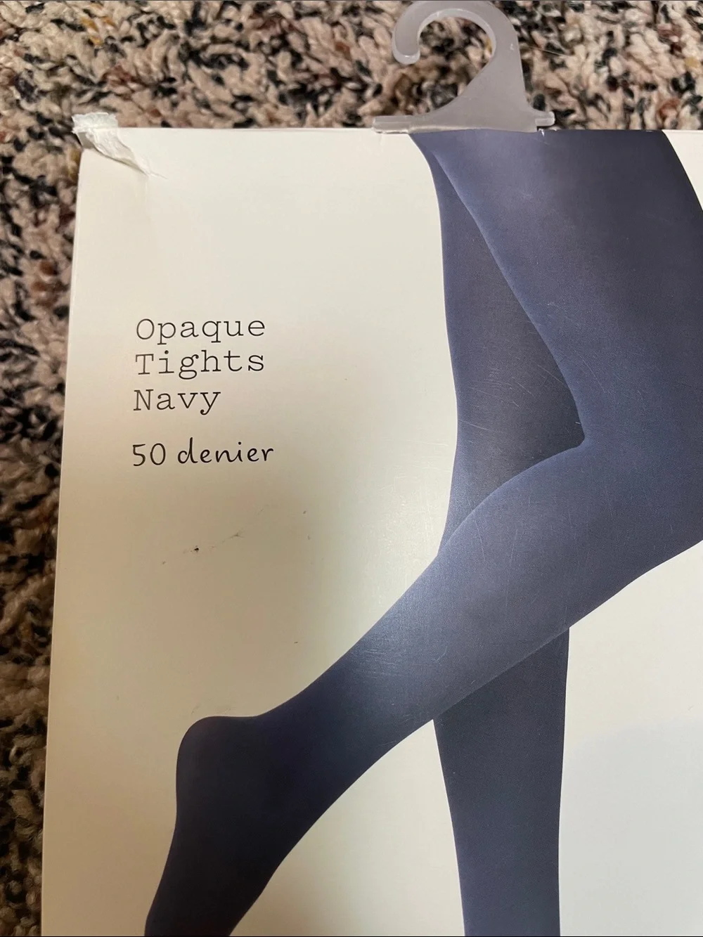 a new day Navy Opaque Tights Size S/M | NWT